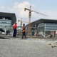 Almost ready. Workers at the central station in Lagos